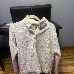 Cozy Cream Sherpa Pullover
